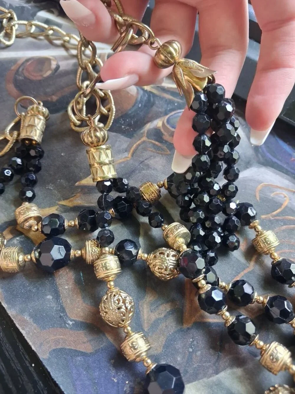 40 inch Statement necklace